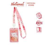 Uhoo Id Holder Vertical with Lanyard Bear Design 54x85mm x15mm 6008 Pink
