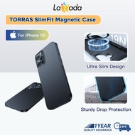 TORRAS Magnetic Slim Fit Designed for iPhone 16 Pro Phone Case Ultra Thin Protective Phone Case