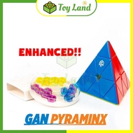 [Enhanced] Rubik Pyraminx Gan Pyraminx M Stickerless Rubic Kim Tự Tháp Tam Giác Không Viền Đồ Chơi L