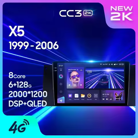 TEYES CC3 2K Car DVD Player X5 E39 E53 1999 - 2006 9 Inch Car Stereo DVD Video Audio Player