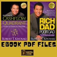 2-in-1 Bundle Robert Kiyosaki P.D.F | Rich Dad Poor Dad + Cashflow Quadrant | Financial Freedom Guid