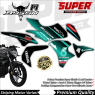 Byson FI New Stickers Anti-Fade Cool Byson Striping Byson FI NEW Striping Yamaha Byson FI New Petron