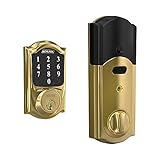 SCHLAGE Connect Smart Deadbolt with Camelot trim in