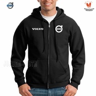 Hoodie Zipper Sweater Jaket Volvo Elegan