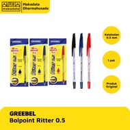 BALLPOINT BALLPEN/ GREEBEL RITER 0.5 PEN/ (1 PCS)