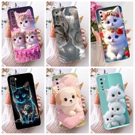 Casing For OnePlus Nord AC2001 AC2003 / OnePlus 8 Nord 5G / OnePlus Z Phone Case Cute Cartoon Cat Do