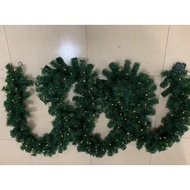 2.7M Wire Leaf Garland Christmas Decoration Leaf Christmas Decoration