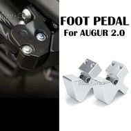 Motorcycle Accessories Black Silver Rear Footrest Extend Lowering Foot Pegs FootPegs Rest For YAMAHA