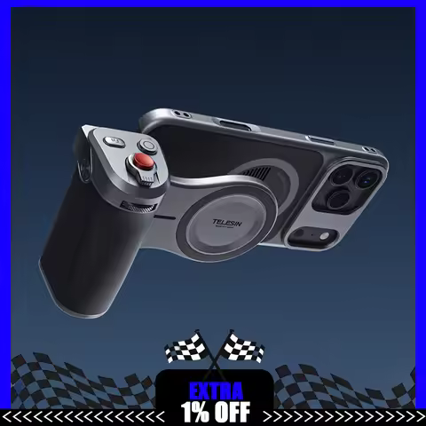 TELESIN Phone Camera Selfie Grip Bluetooth Remote Control Adapter Grip Handle Holder vlog Selfie Acc