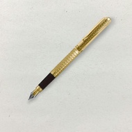 【PLATINUM】白金牌 雙色筆尖金夾雕花鋼筆 PKG-1600(原廠正貨)