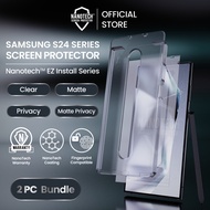 [2 PACK] NANOTECH Samsung Screen Protector S24 Ultra / S24 Plus / S24 Tempered Glass
