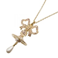 【二手】Vivienne WestwoodRigoberta 珍珠吊墜項鍊 630203HG/02R968 金色 其他 Rigoberta 珍珠吊墜