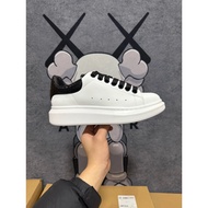 Alexander Mcqueen black crocodile white black tail casual height increase shoes
