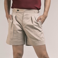 era-won กางเกงขาสั้น รุ่น Double belts Classic Shorts สี Sand