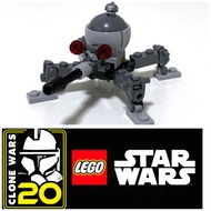 SW1234 LEGO 75337 Star Wars AT-TE Walker - Dwarf Spider Droid - Dark Bluish Gray Dome, Black Cone 1 