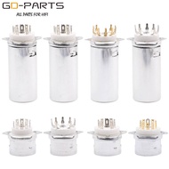 Full Aluminum Vacuum Tube Shield With 9pin Ceramic Tube Sockets for 12AX7 12AT7 12AU7 ECC83 ECC82 Gu