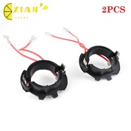 XIANS 2pcs LED Headlight Bulb, Bulb Clip H7 Headlamp Socket Adapter, Car Lights Accessories Retainer Low Beam Head Light for VW Golf 5 MK5 Jetta