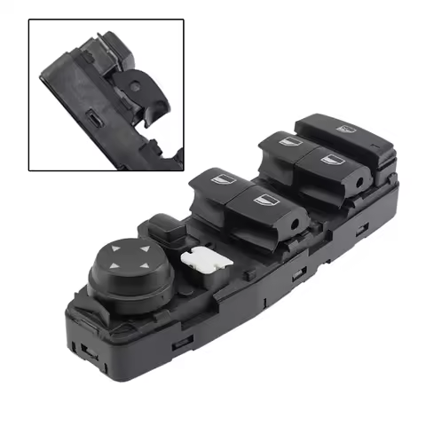 Replacement Window Switch For BMW Black Power Window Switch Direct Replacement Part Black Finish Hig