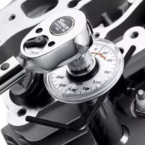 1/2 Inch Drive Torque Angle Gauge Angle Rotation Measurer Tool for Torque Wrench