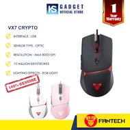 Fantech VX7 Crypto 8000 DPI Macro Pro Lightweight Gaming Mouse