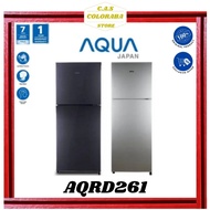 KULKAS AQUA JAPAN AQRD261 KULKAS 2 PINTU AQR-D261 AQR D261 KULKAS AQUA 2 PINTU