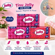 MERAH Jolly facial tissue 250 sheets Facial tissue Jolly facial tissue Jolly 250 Sheets Jolly tissue