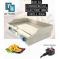 KT WARE  820 Commercial Stainless Steel  Electric Griddle Desktop BBQ Griddle Western Burger Flat Pl