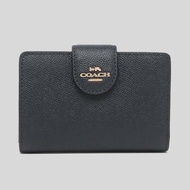 COACH OUTLET Coach Medium Corner Zip Wallet – Midnight Blue