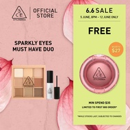 [Bundle] 3CE Multi Eye Color 9 Eyeshadow + Eye Switch - Sparkly Eye Must Haves Duo