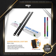 AIGO Aurora RGB Magical Light Bar 30cm x 2pcs FREE DR12 Pro Fan Hub Controller