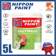 5L Nippon Paint easy wash white / nippon easywash mixed / cat nippon paint