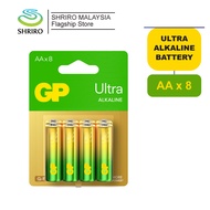GP Ultra Alkaline Battery AA (8's)