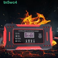 TN5WC4 Intelligent Car Battery Charger, Special LCD Display Motorcycle Battery Charging Unit, Batter
