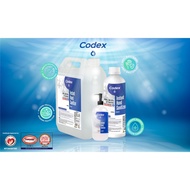 CODEX 70% Alcohol Instant Hand Sanitizer 1Liter & 5Liters. KKM Approved