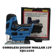 PROMO - MOLLAR CJS12250 CORDLESS JIGSAW BATERAI 12V / JIG SAW GERGAJI KAYU
