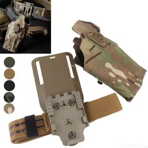 Tactical Holster for G17 Gen4 G19 with X300 X300U Flashlight Quick Locking System Shooting Hunting P