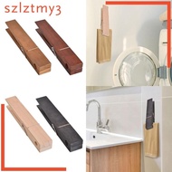 [szlztmy3] Wooden Towel Mounted Kitchen Towel Hook for Home Bathroom Cupboard