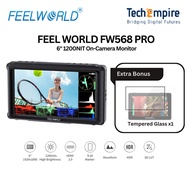 FEELWORLD FW568 PRO 6-inch 1200nit High Bright Camera DSLR Monitor 4K HDMI 60Hz