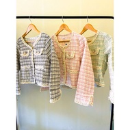 Cardi/ Thick tweed blazer