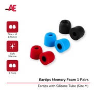 (Pair) Eartips Upgrade Memory Foam Eartips Premium Quality for KZ EDX Pro QKZ AK6 X Pro TRN MT1