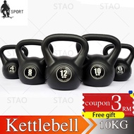 Queen 3-year warranty KettleBell Gym Training Plastic Coating Kettlebell dumbbells weight lifting du