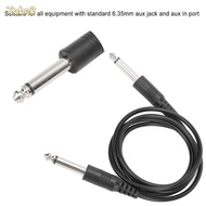 TOBE2 2PCS Guitar Instrument Cable, 3.3ft Flexible 6.35mm To 6.35mm Single-channel, Plug and Play 1/