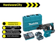 Makita HR008GM201, 2 X 40V 4.0AH LI-ION 30MM (1-3/16") Brushless SDS PLUS Combination Hammer Drill