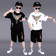 2024 Latest Onneset Suits Suits Suits Bauju Boys T-Shirts 2In1 Oneset One Set Age 6 7 8 910 1-5 Year