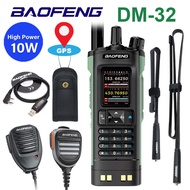 2025 Baofeng DM-32 GPS 10W DMR Multi-Band Long Range Two Way Radio DM-32UV Digital Walkie Talkie
