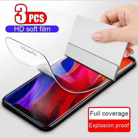 3Pcs Hydrogel Film For Sony Xperia 10 II III IV V VI VII Screen Protector Film