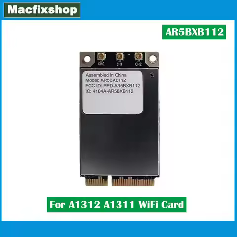 For iMac 21.5" 27" A1311 A1312 WiFi Card 450M AR5BXB112 PPD-AR5BXB112 4104A-AR5BXB112 MC309 MC812 MC
