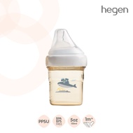 Hegen PCTO™ ขวดนมทรงเหลี่ยม ลายการ์ตูน Feeding Bottle 5oz/150ml ขวดนมPPSU จุกนมเบอร์ 1 Slow Flow สำห
