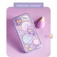 UNGU Skin Feel Case Camera Protection Case Brand Hello Kitty Purple Lilac HK FM15 FM17 for Oppo Reno