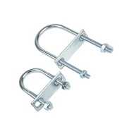 [U-Shaped Bolt U] Free Shipping M6 Full Set Galvanized Extended U-Shaped Bolt U-Shaped Pipe Clamp Sc